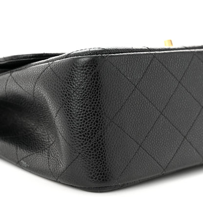 Chanel Caviar Quilted Jumbo Double Flap Black 9 of 12