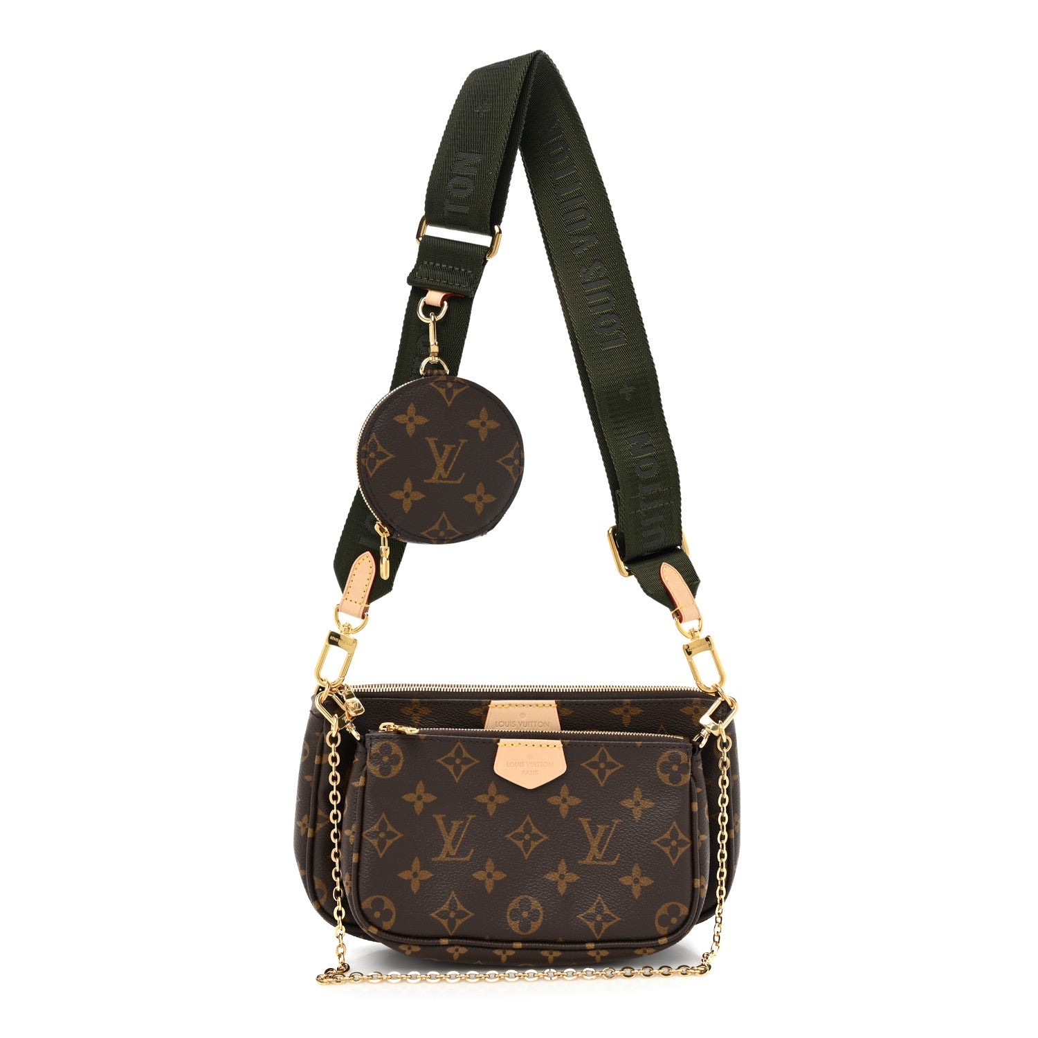 Louis Vuitton Monogram Multi Pochette Accessories Kaki 1 of 13