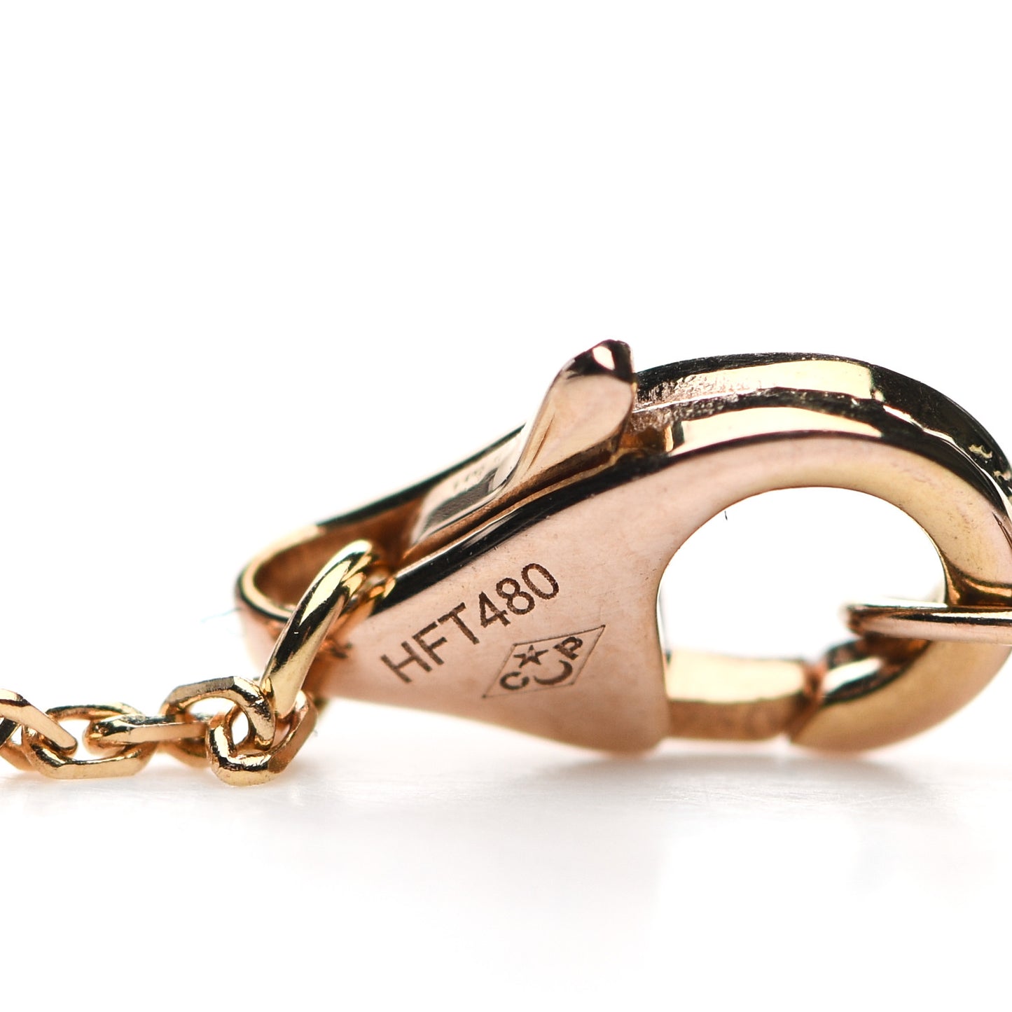 18K Pink Gold Diamond XS D'Amour Pendant Necklace
