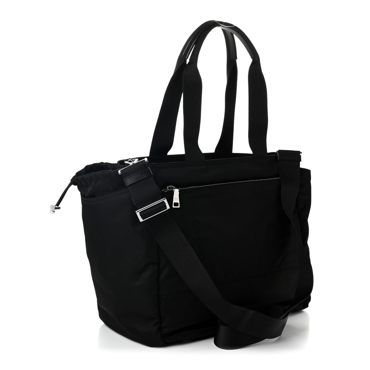 Prada Nylon Vela Baby Bag Black 3 of 11