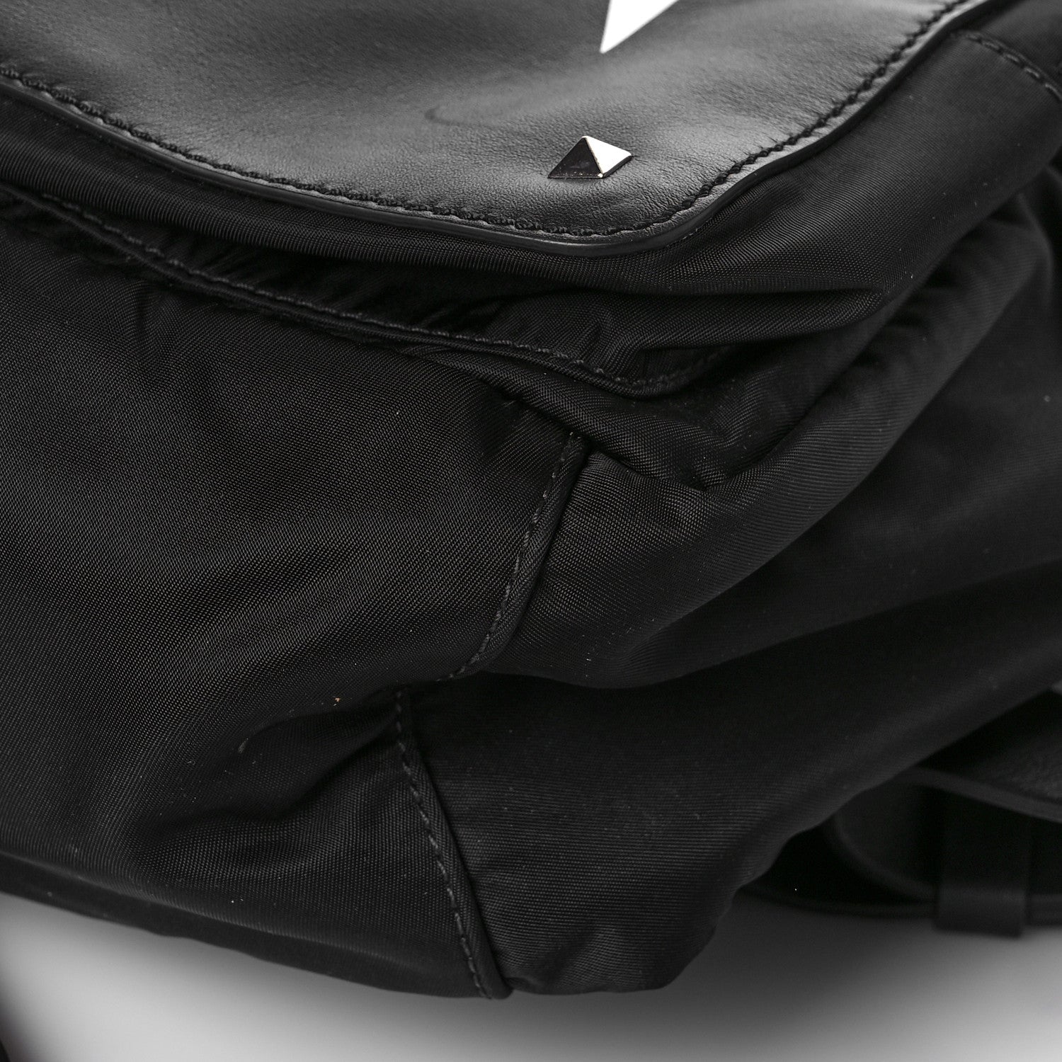 Valentino Garavani Nylon VLTN Rockstud Backpack Black 7 of 7