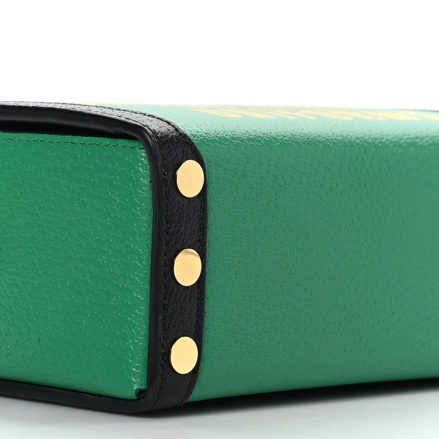 Gucci Grained Calfskin Gucci 100 Mini Bag Green 7 of 8