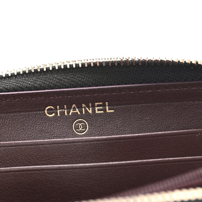 Chanel Caviar Quilted Medium Zip Around Wallet Black 6 of 8