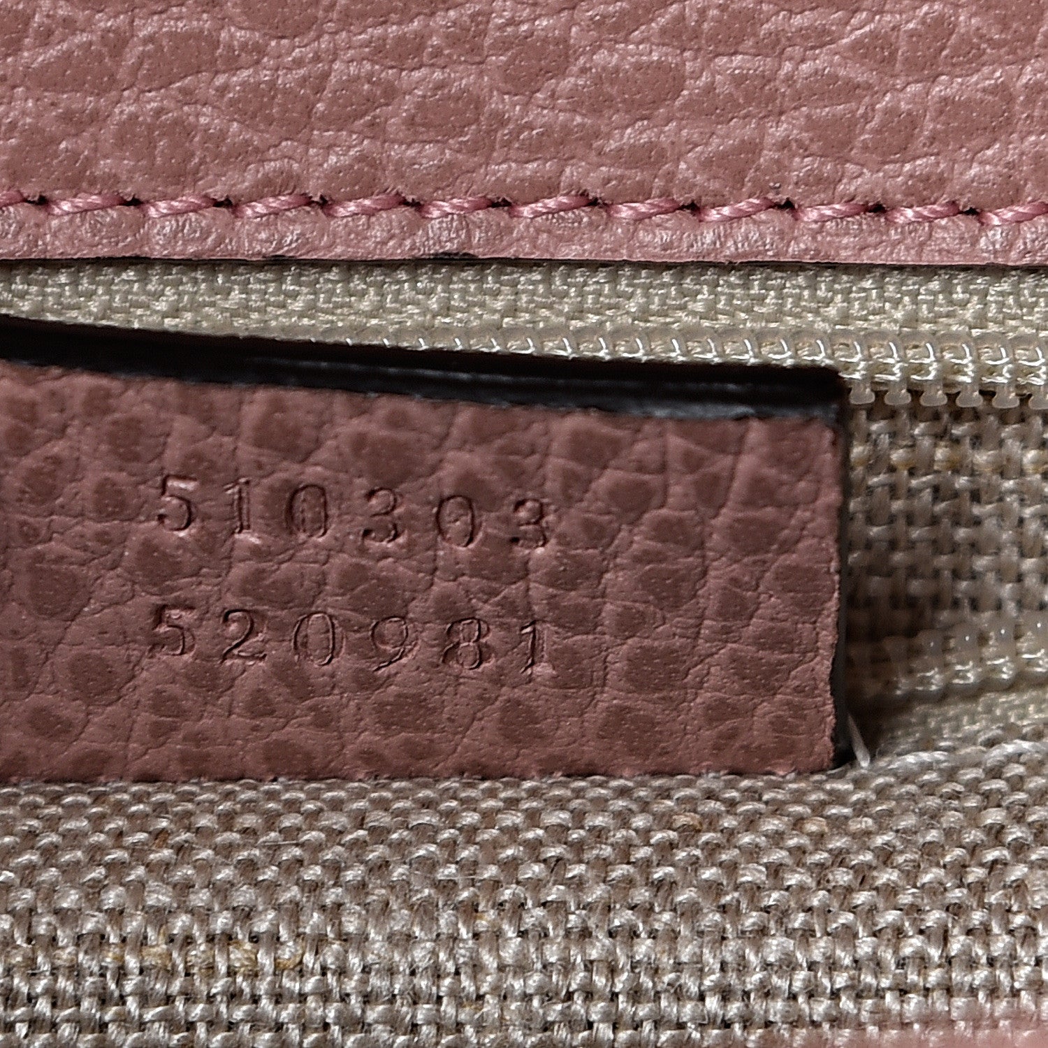 Gucci Dollar Calfskin Interlocking G Shoulder Bag Soft Pink 7 of 11