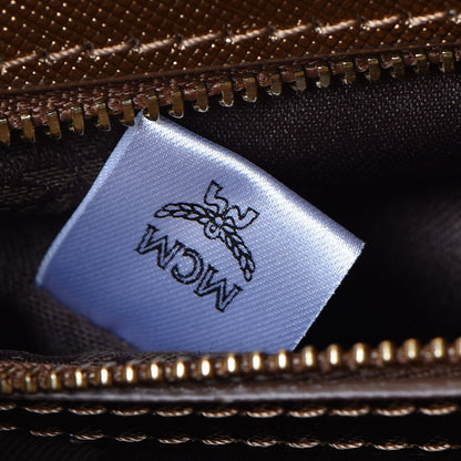 MCM Metallic Saffiano Nuovo Tote Gold 9 of 19