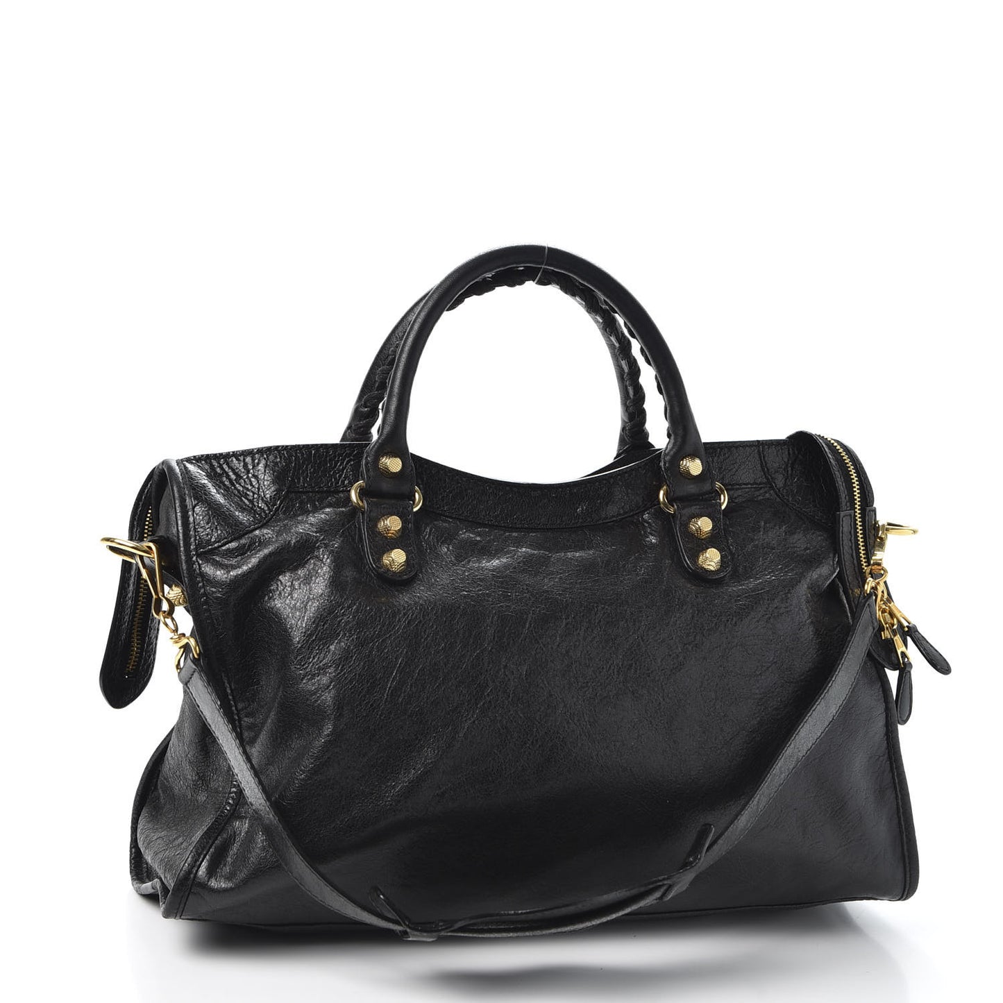 Agneau Giant 12 Gold Hardware City Black