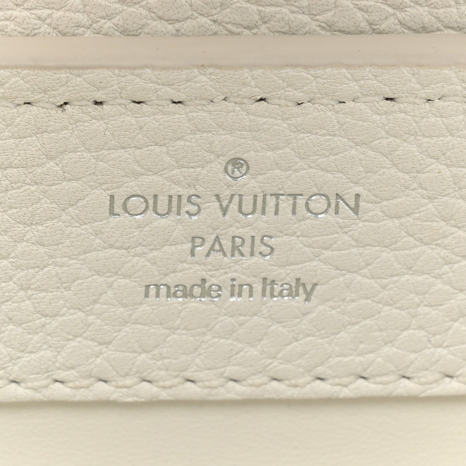 Louis Vuitton Taurillon Mini Capucines Monochrome White 7 of 10