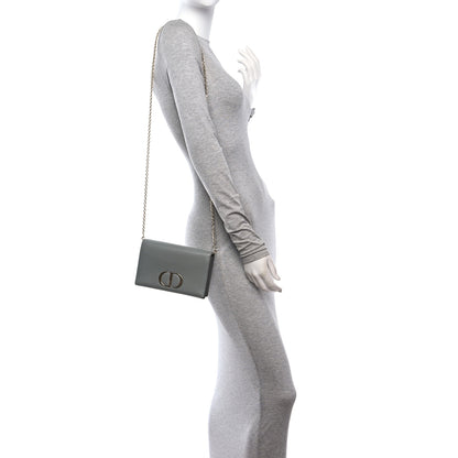 Christian Dior Calfskin 30 Montaigne 2 in 1 Pouch Grey 3 of 20