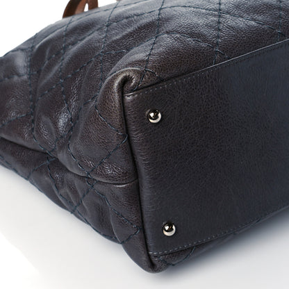 Chanel Glazed Calfskin Large On The Road Tote Grey 9 of 10