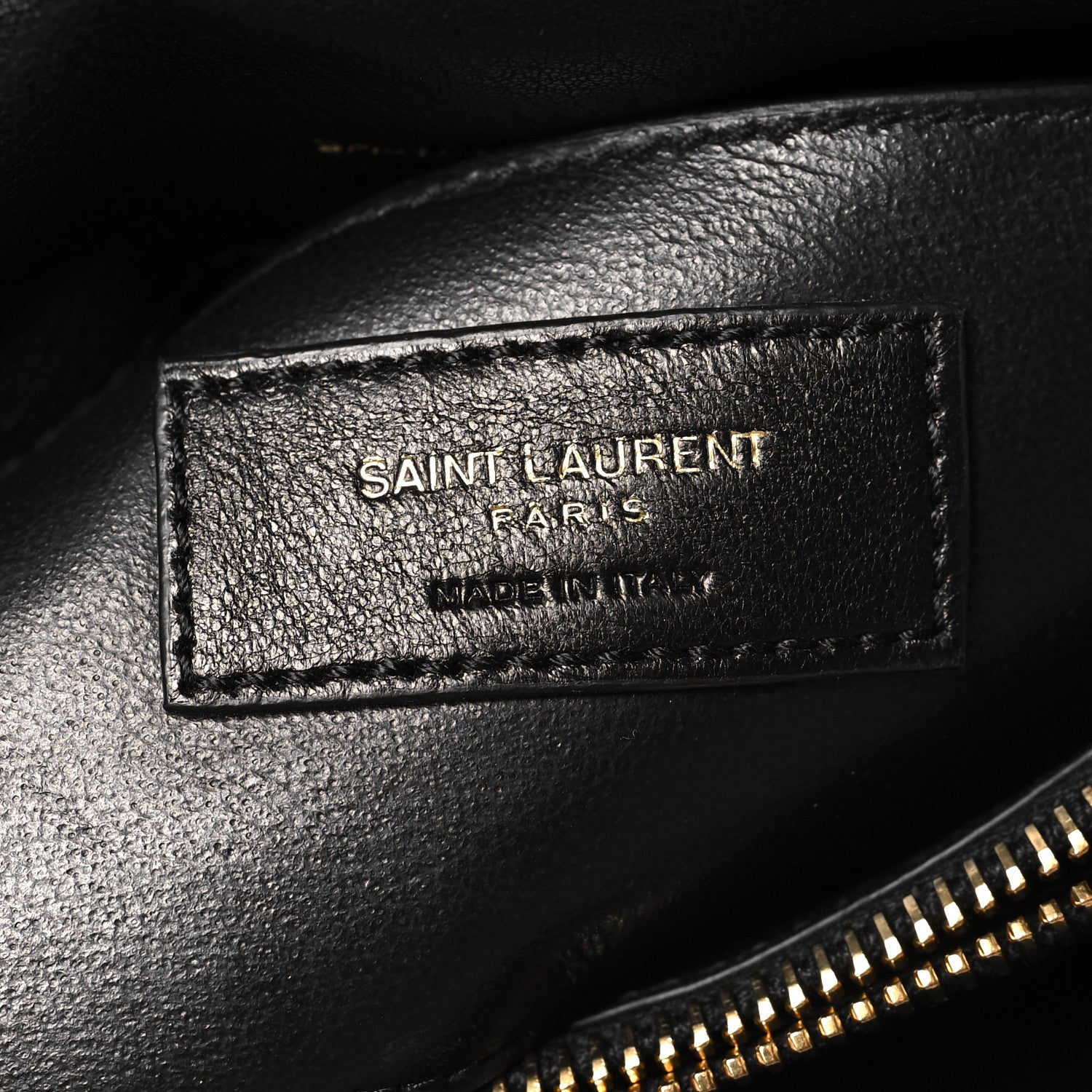 Saint Laurent Sheepskin Matelasse Chevron Monogram Medium College Bag Black 6 of 11