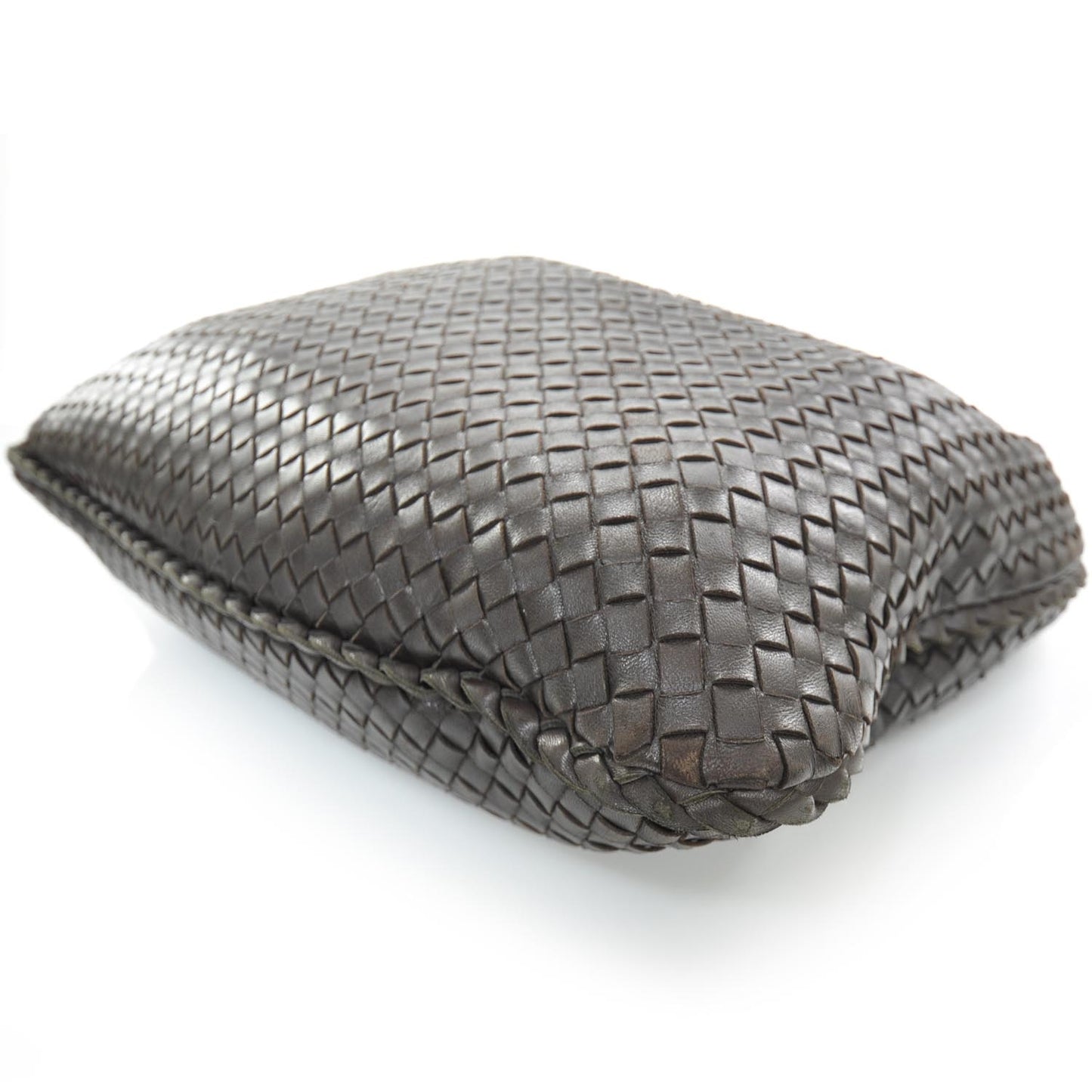 Nappa Intrecciato Large Veneta Hobo Ebano