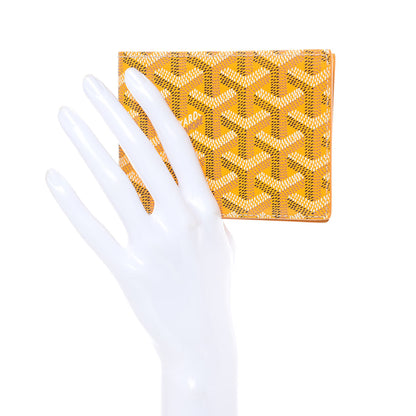 Goyard Goyardine Bi-Fold Victoire PM Wallet Yellow 2 of 6