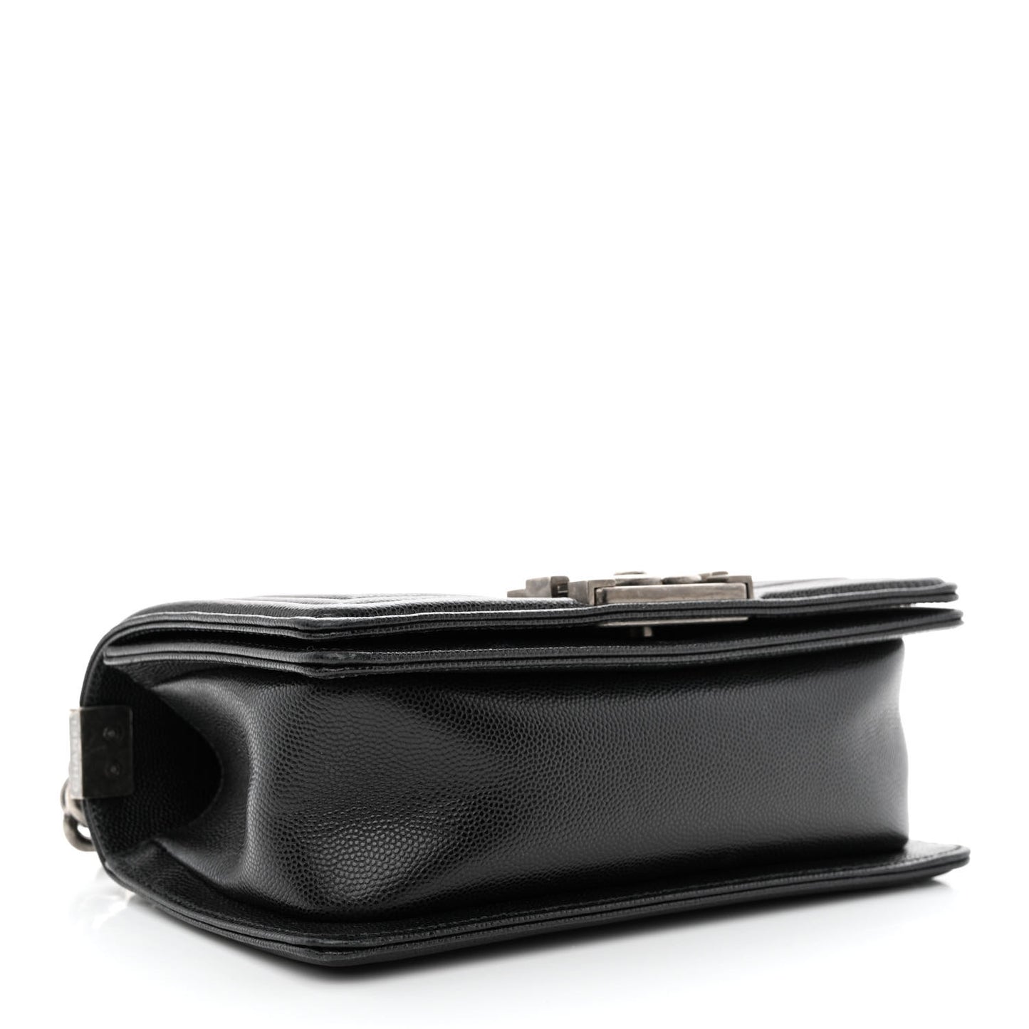 Caviar Quilted Small Boy Flap Black