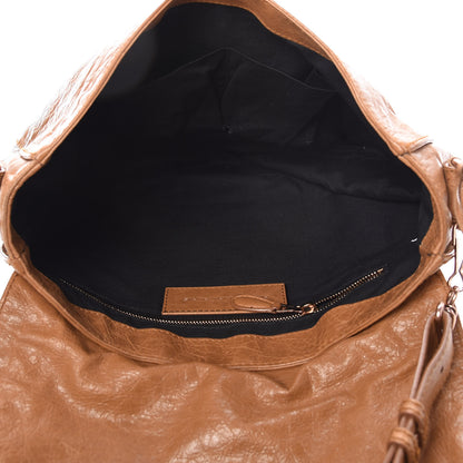 Balenciaga Agneau Giant 12 Rose Gold Hardware Neo Folk Messenger Cumin 5 of 12