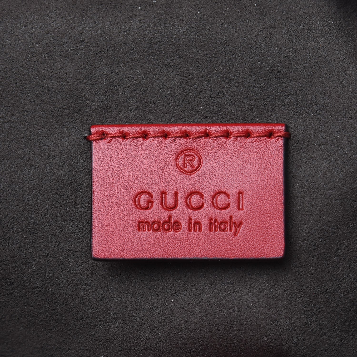 Gucci Guccissima Signature Day Backpack Hibiscus Red 6 of 12