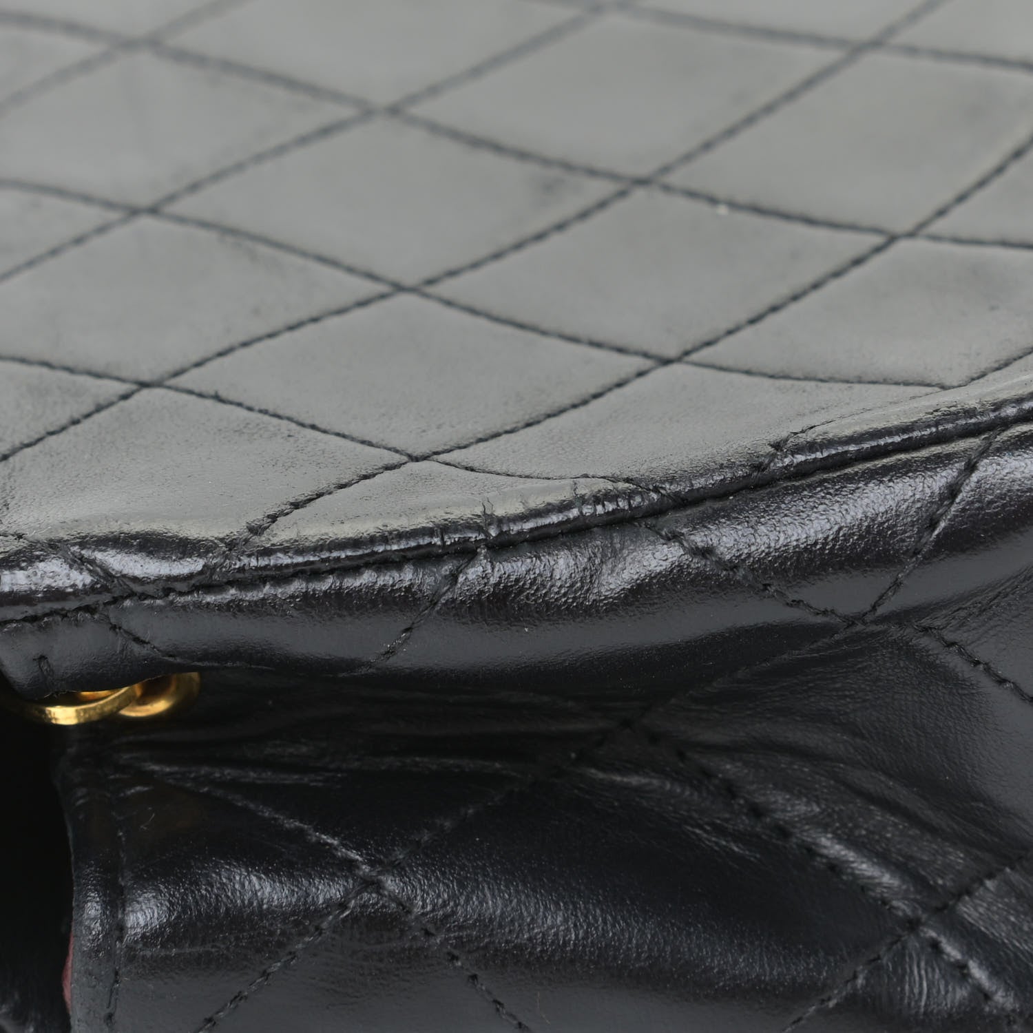 Chanel Lambskin Quilted Mini Flap Black 10 of 14