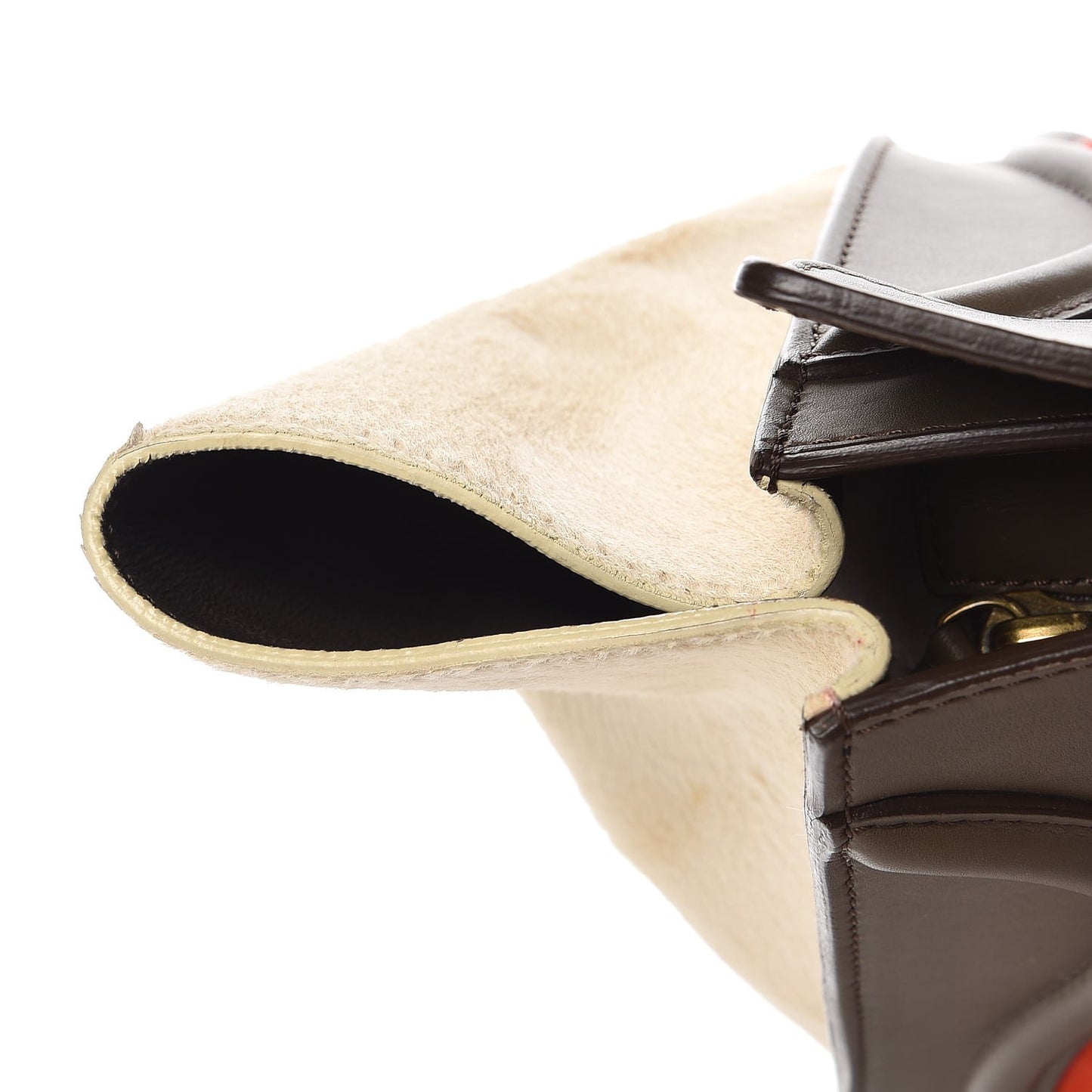 Pony Hair Smooth Calfskin Mini Tri-Color Luggage