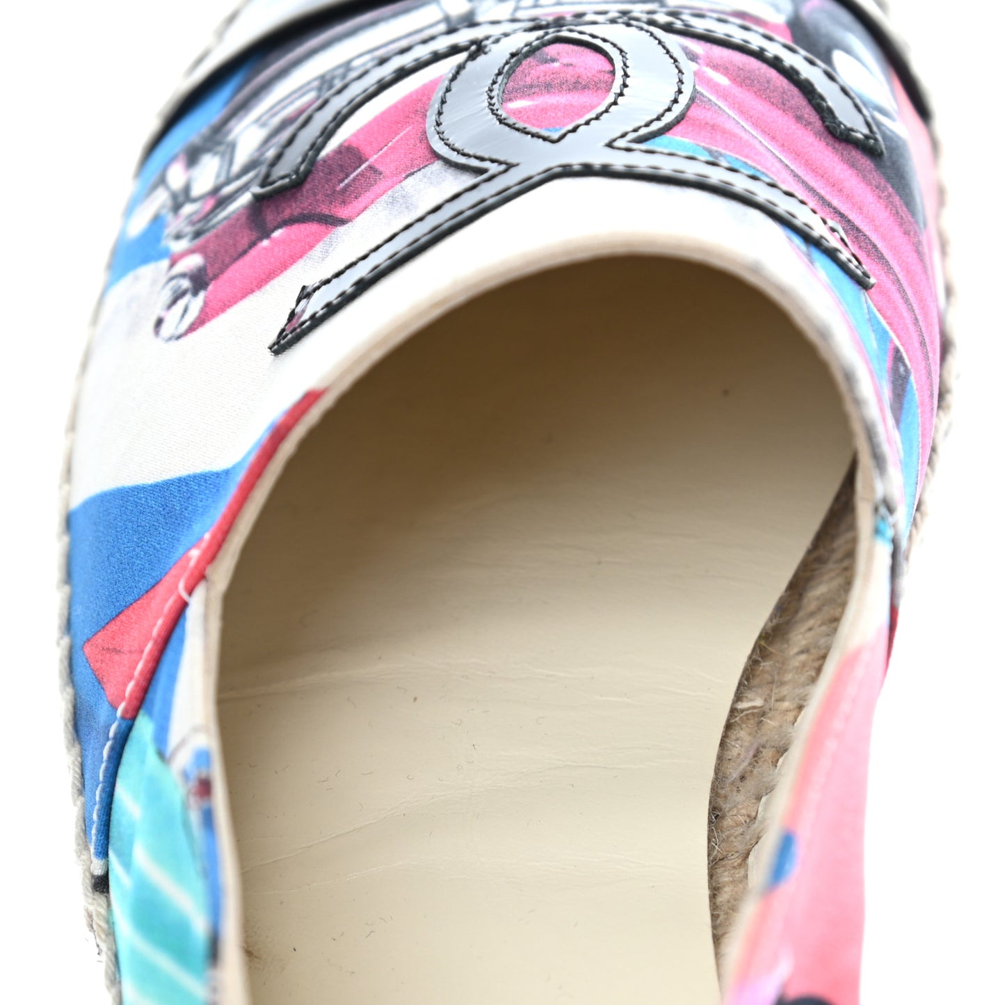 Fabric Patent CC Espadrilles Multicolor 38 Black
