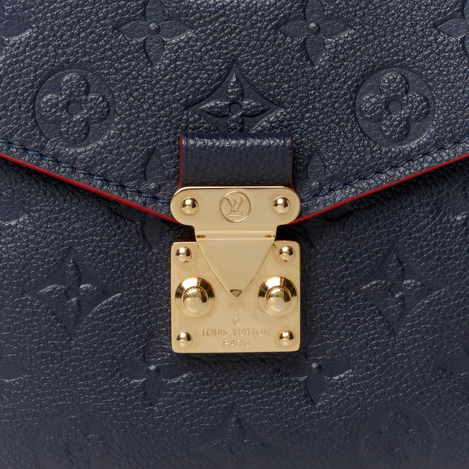 Louis Vuitton Empreinte Pochette Metis Marine Rouge 9 of 12