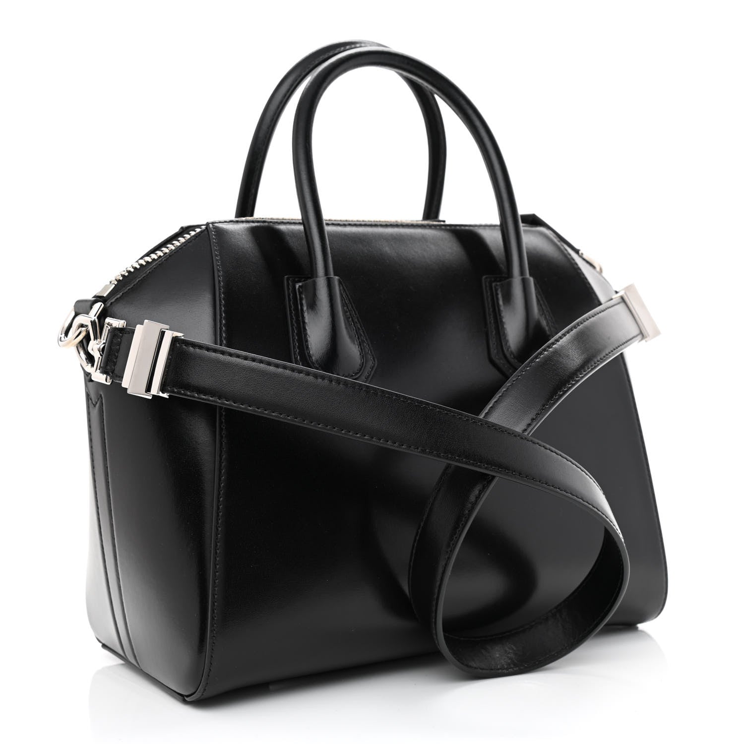 Givenchy Shiny Lord Calfskin Small Antigona Black 3 of 10