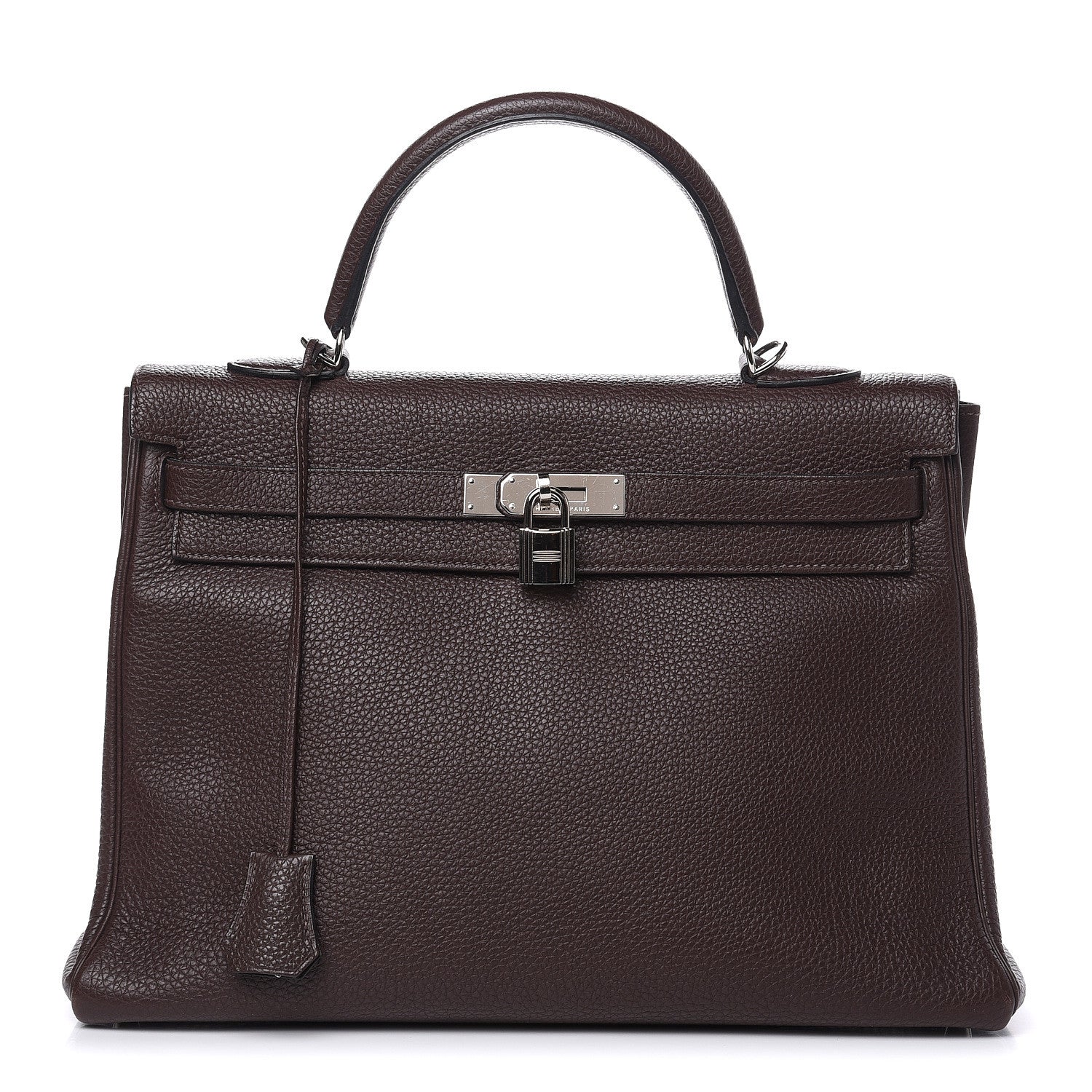 Hermes Togo Kelly Retourne 35 Chocolate 1 of 32