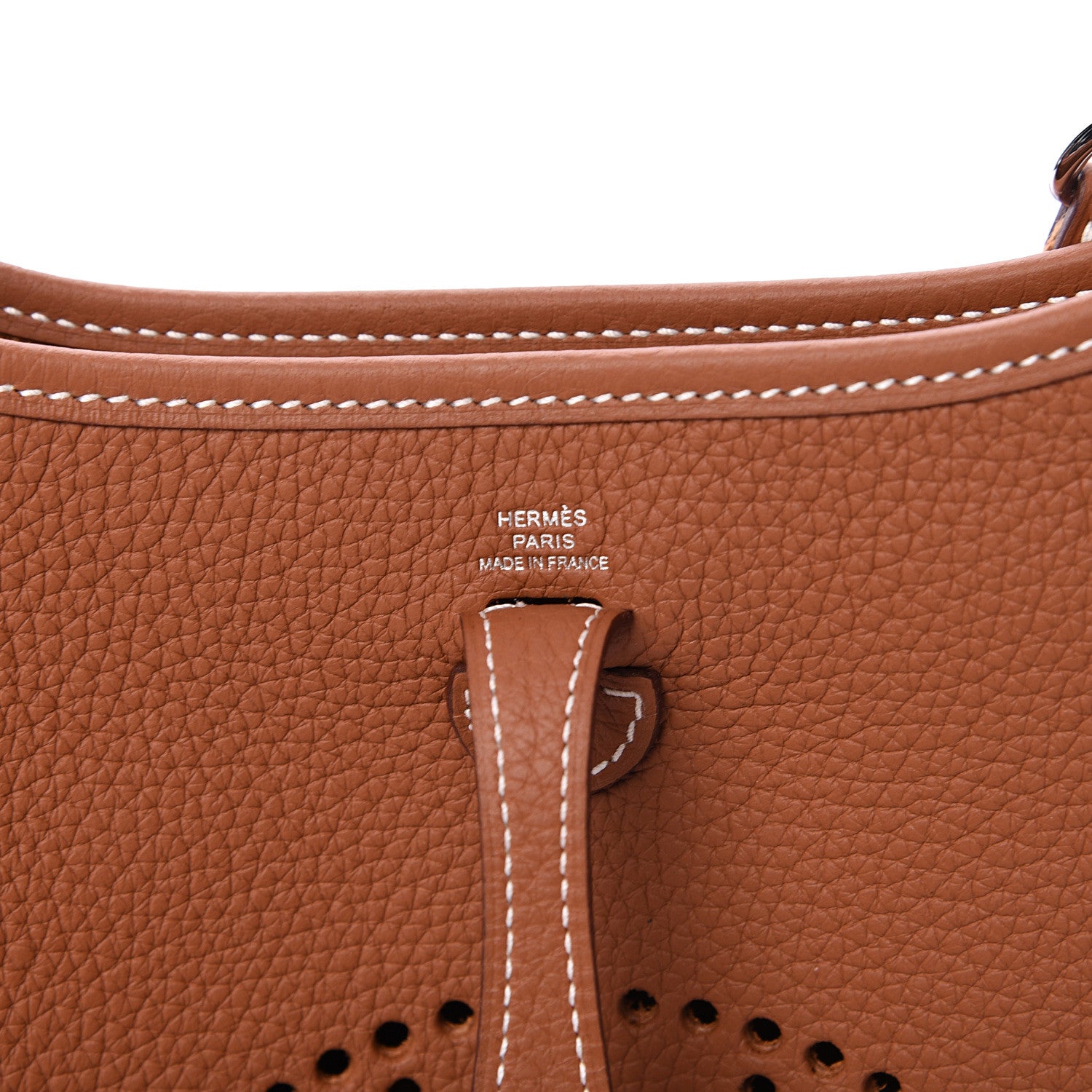Hermes Taurillon Clemence Evelyne TPM Gold 5 of 10