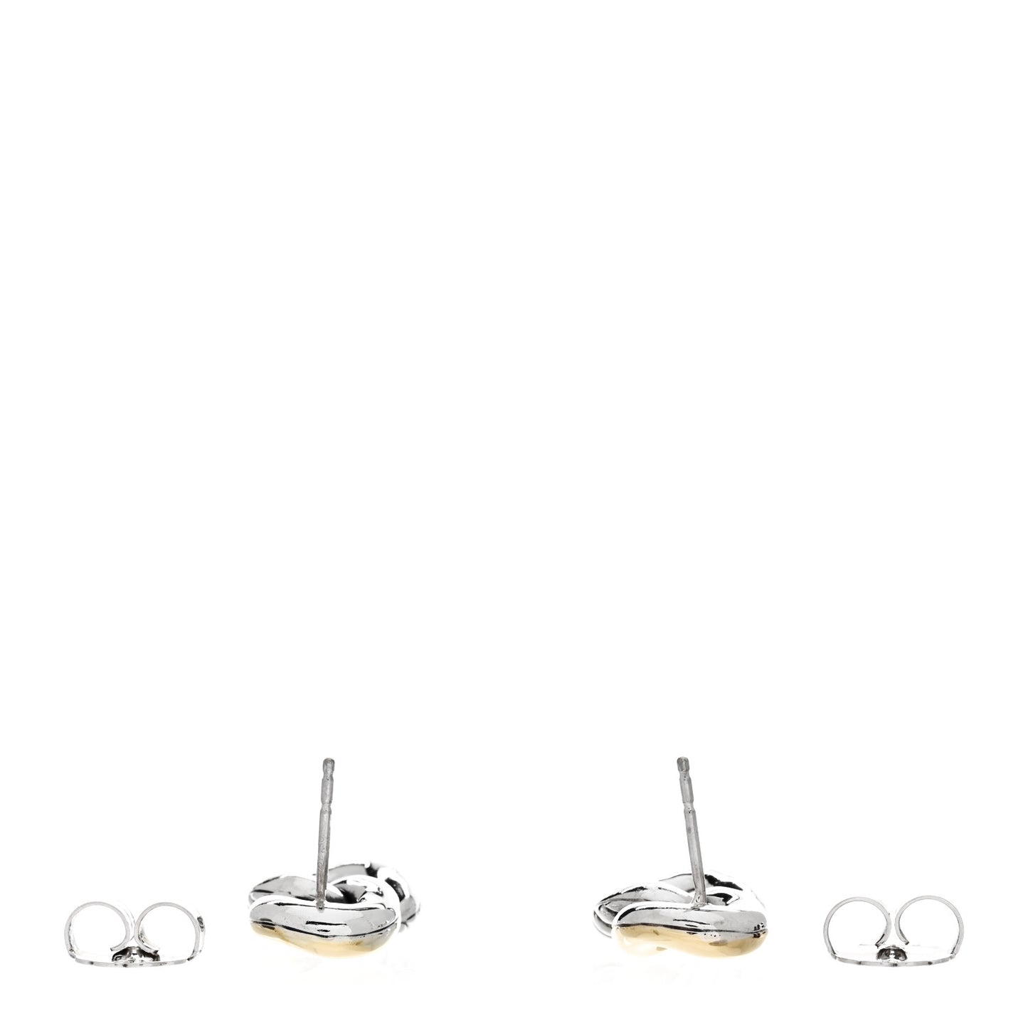 Sterling Silver 18K Yellow Gold Belmont Curb Link Drop Earrings