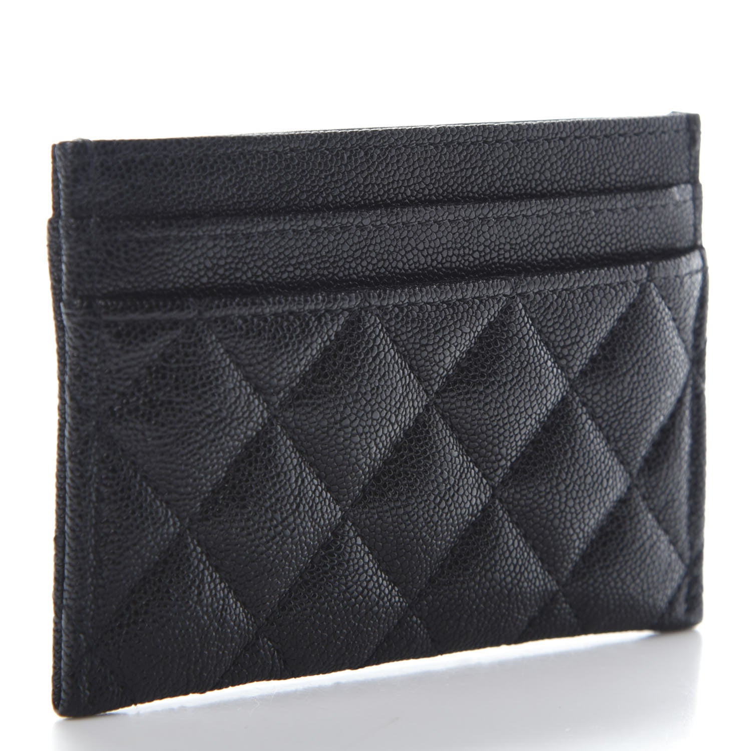 Chanel Caviar Quilted Boy Card Holder Black 3 of 8