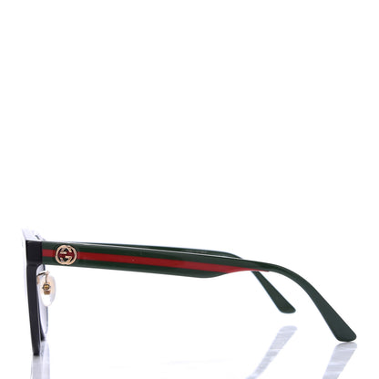 Gucci Acetate GG Web Round Eye Sunglasses GG0854SK Black 3 of 8
