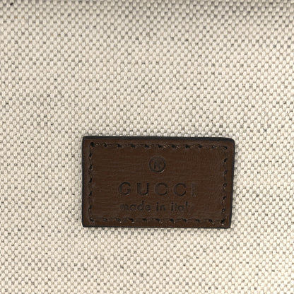 Gucci GG Supreme Monogram Azalea Calfskin Retro Interlocking G Hanger Garment Bag Beige Ebony Brown Sugar 5 of 10