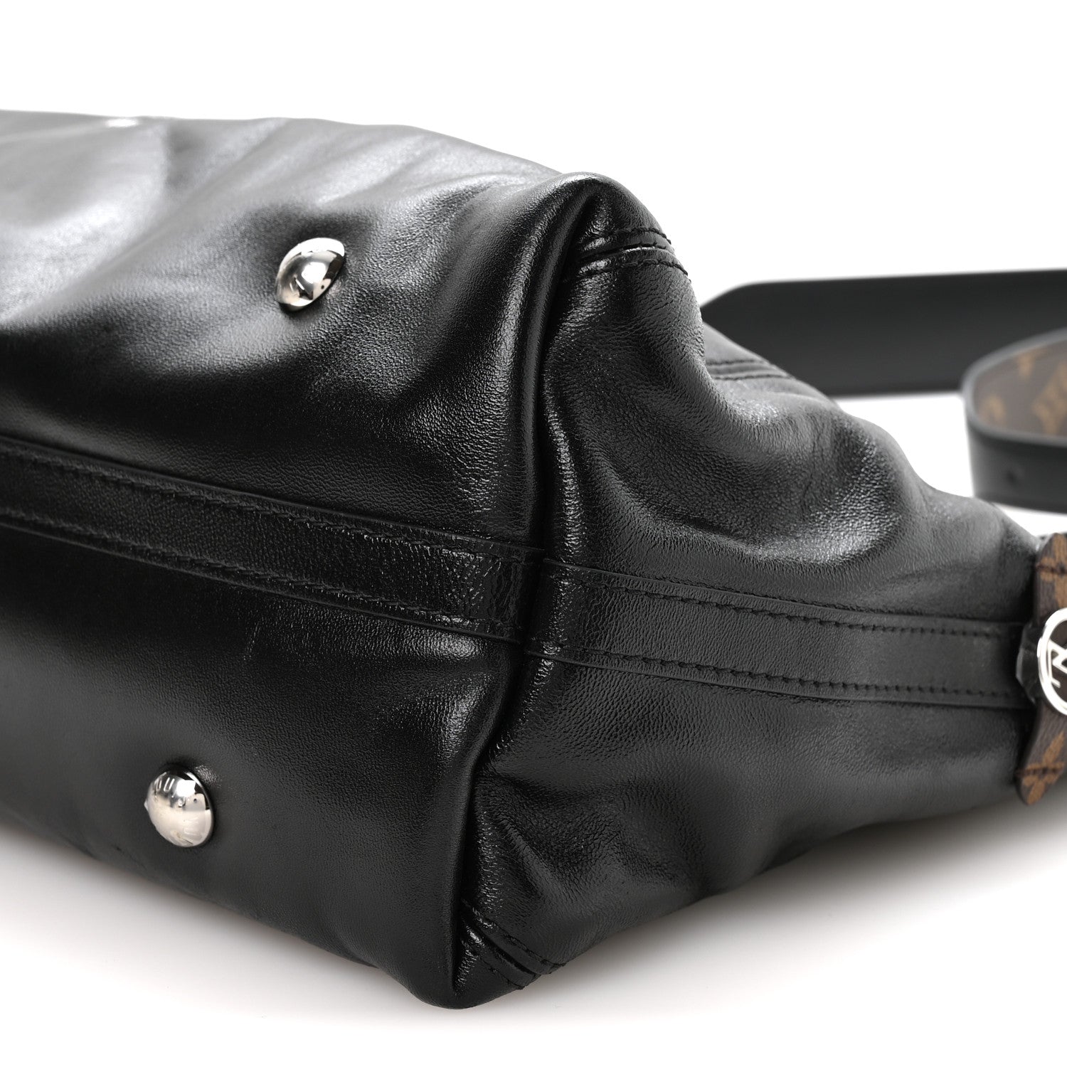 Louis Vuitton Lambskin CarryAll Vibe MM Black 10 of 10