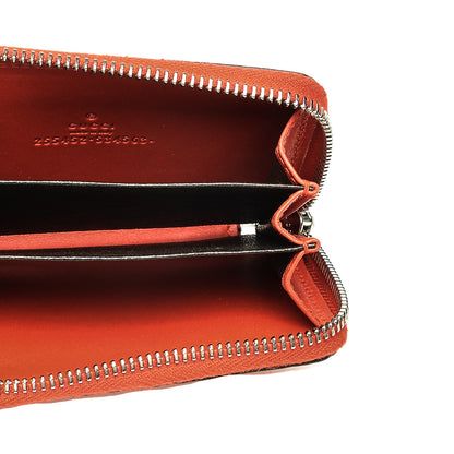 Gucci Guccissima Zip Around Card Case Red 5 of 6