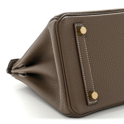 Hermes Togo Birkin 25 Etoupe 9 of 11