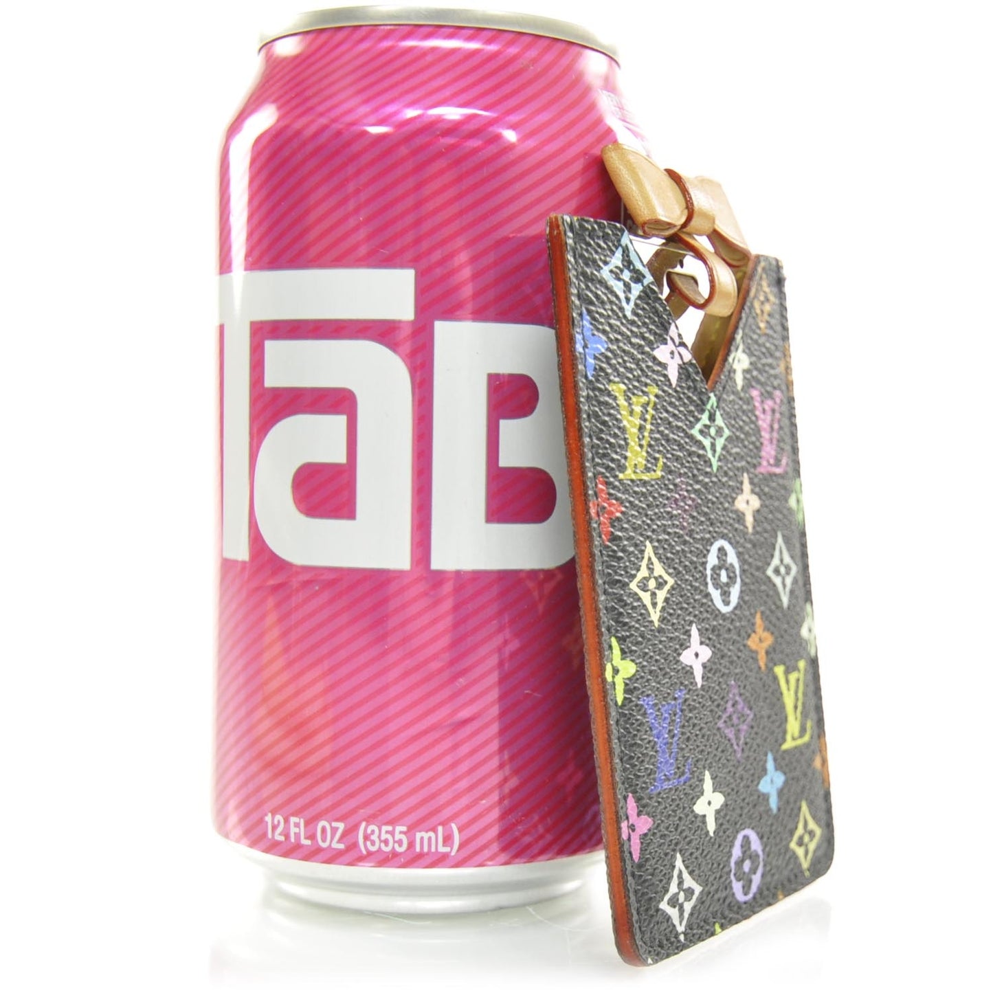 Monogram Multicolor Mirror and Case Pouch Black