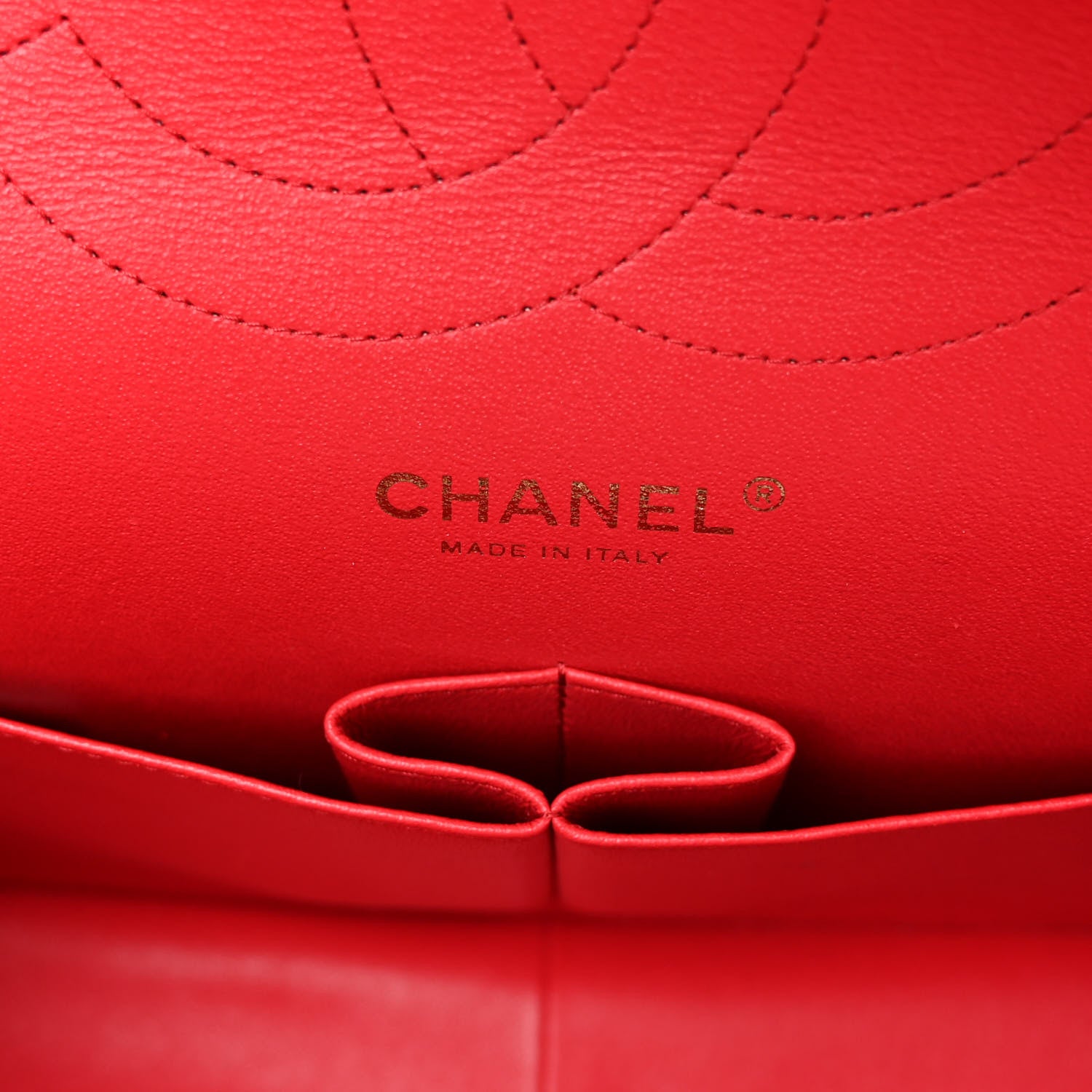 Chanel Caviar Quilted Jumbo Double Flap Red 6 of 10