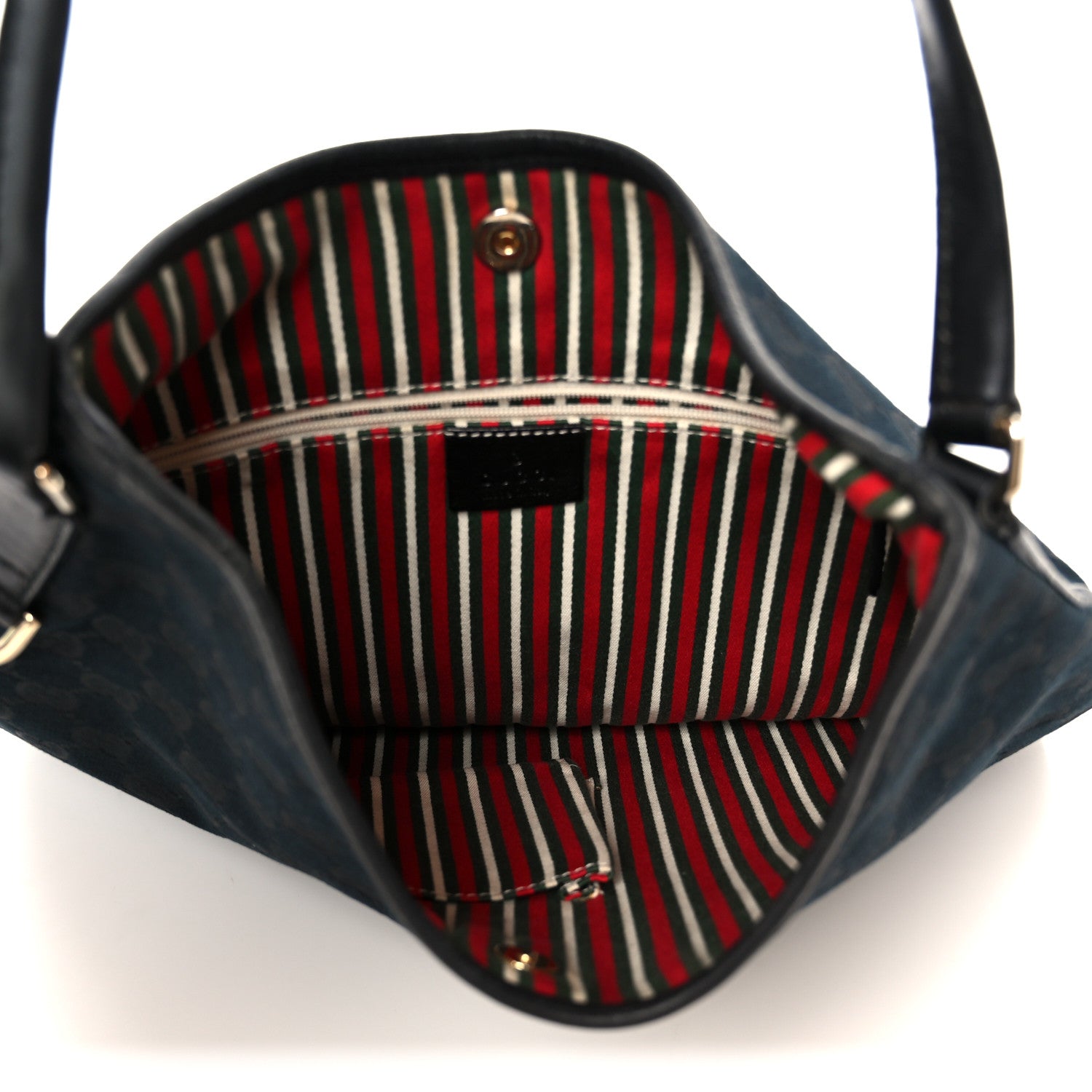Gucci Monogram Medium New Britt Hobo Black 5 of 12