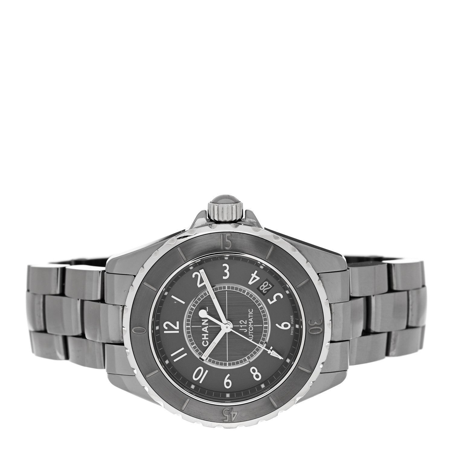 Chanel Titanium Ceramic 38mm J12 Chromatic Automatic Watch 2 of 4