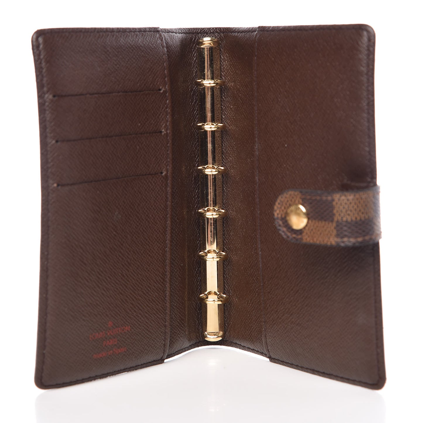 Damier Ebene Small Ring Agenda Cover