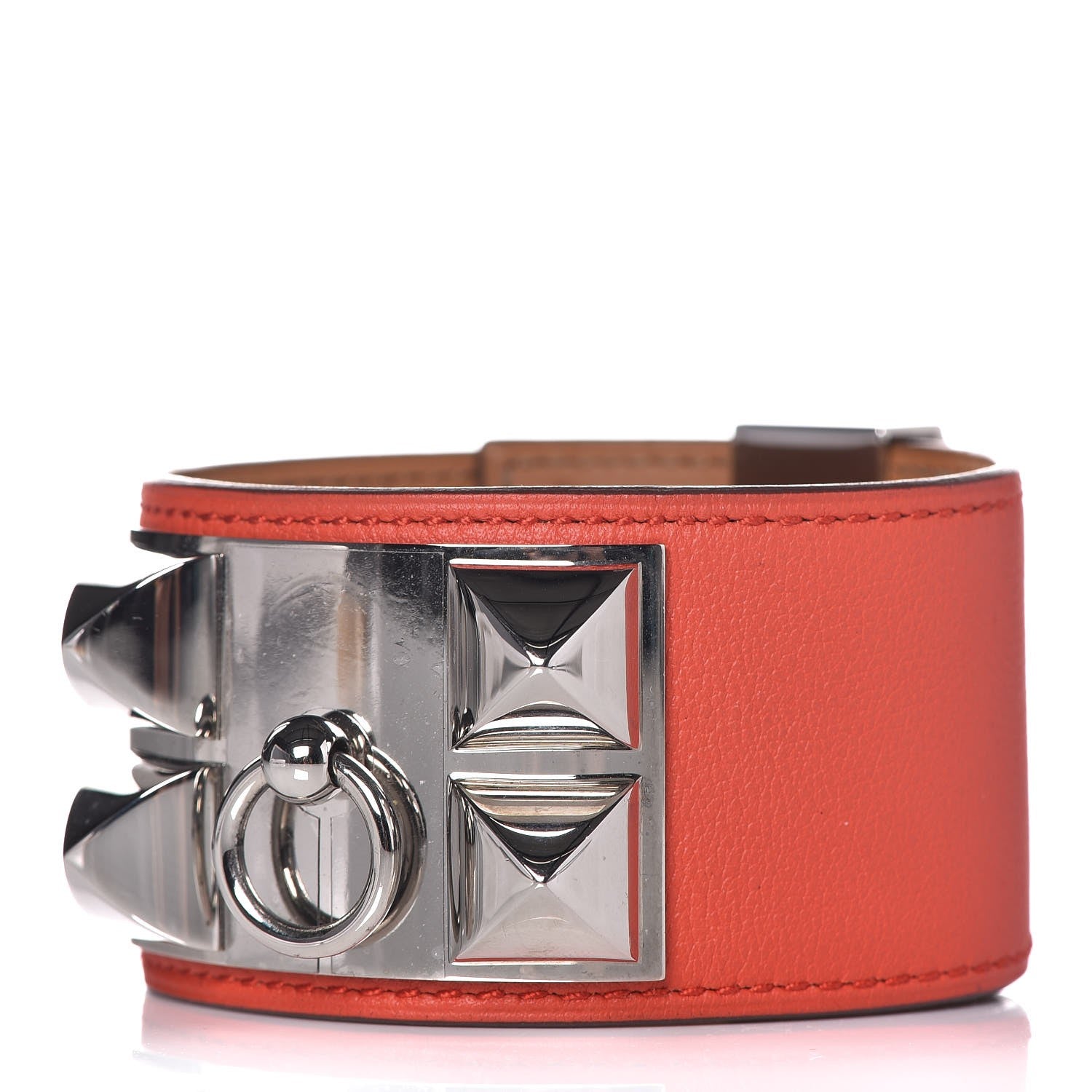 Hermes Swift Collier De Chien CDC Bracelet L Capucine 1 of 7
