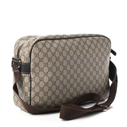 Gucci GG Plus Monogram Large Messenger Bag Dark Brown 3 of 11