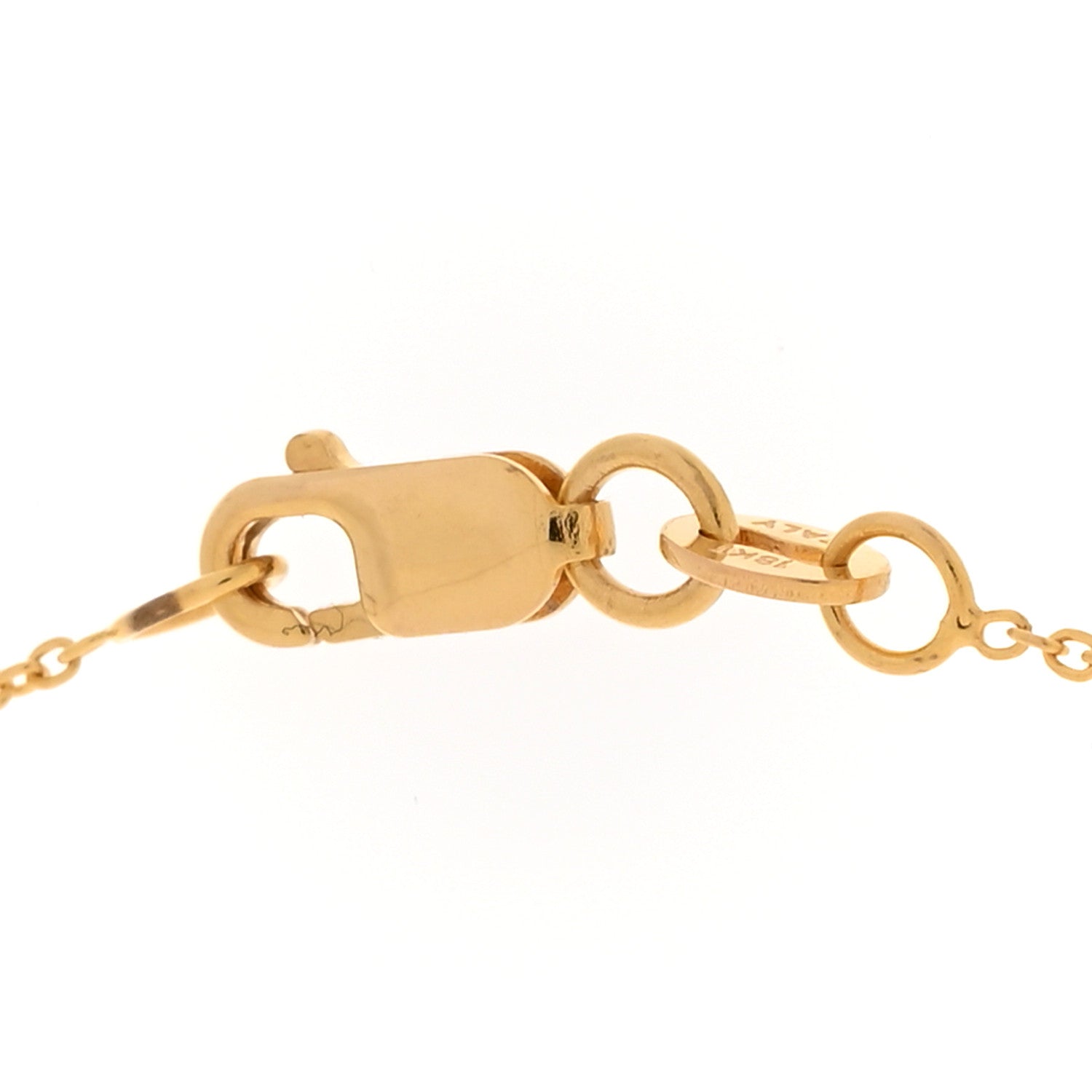 Roberto Coin 18K Yellow Gold Tiny Treasures Key Pendant Necklace 4 of 6