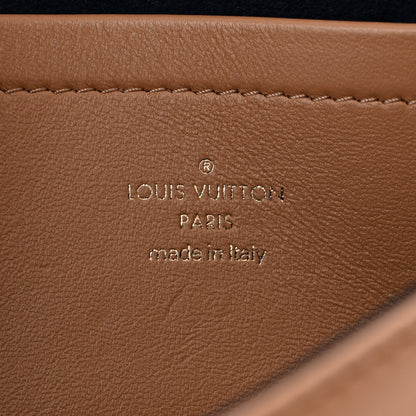 Louis Vuitton Lambskin Embossed Monogram Pochette Coussin Camel 6 of 10
