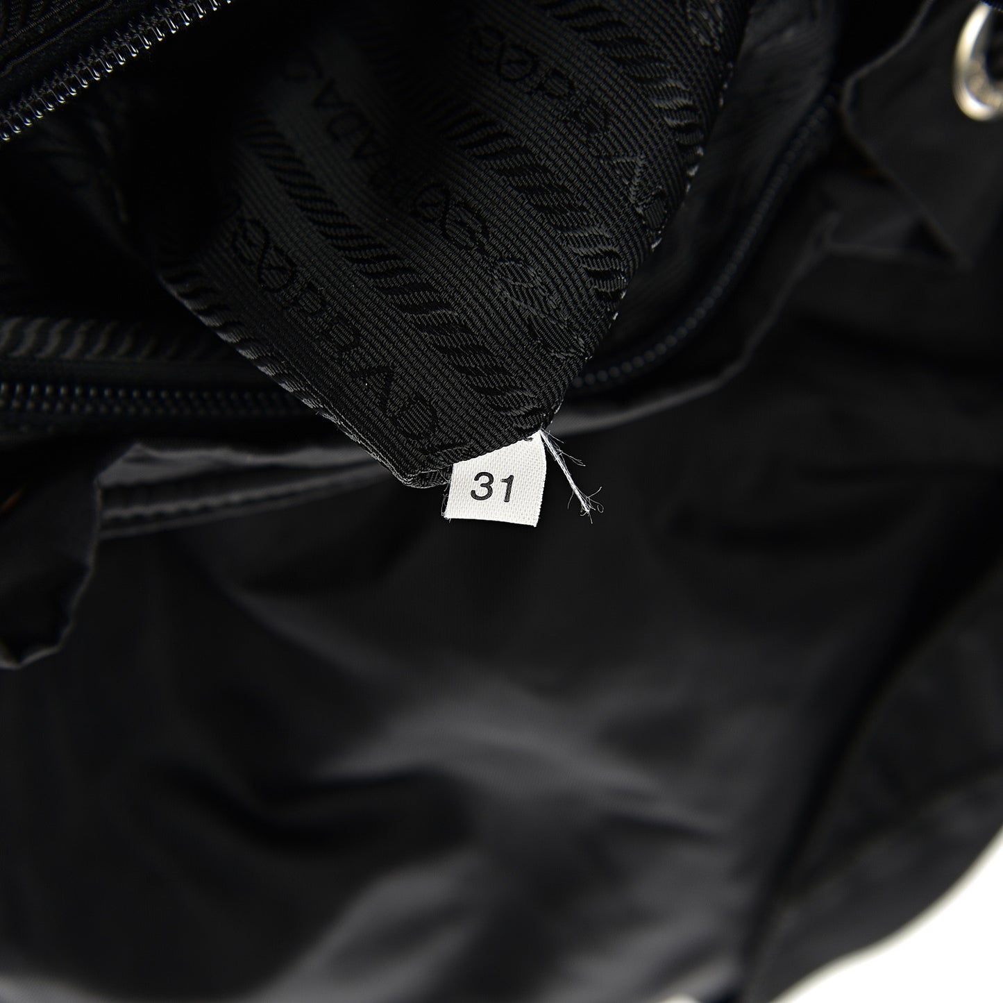 Nylon Vela Medium Backpack Black