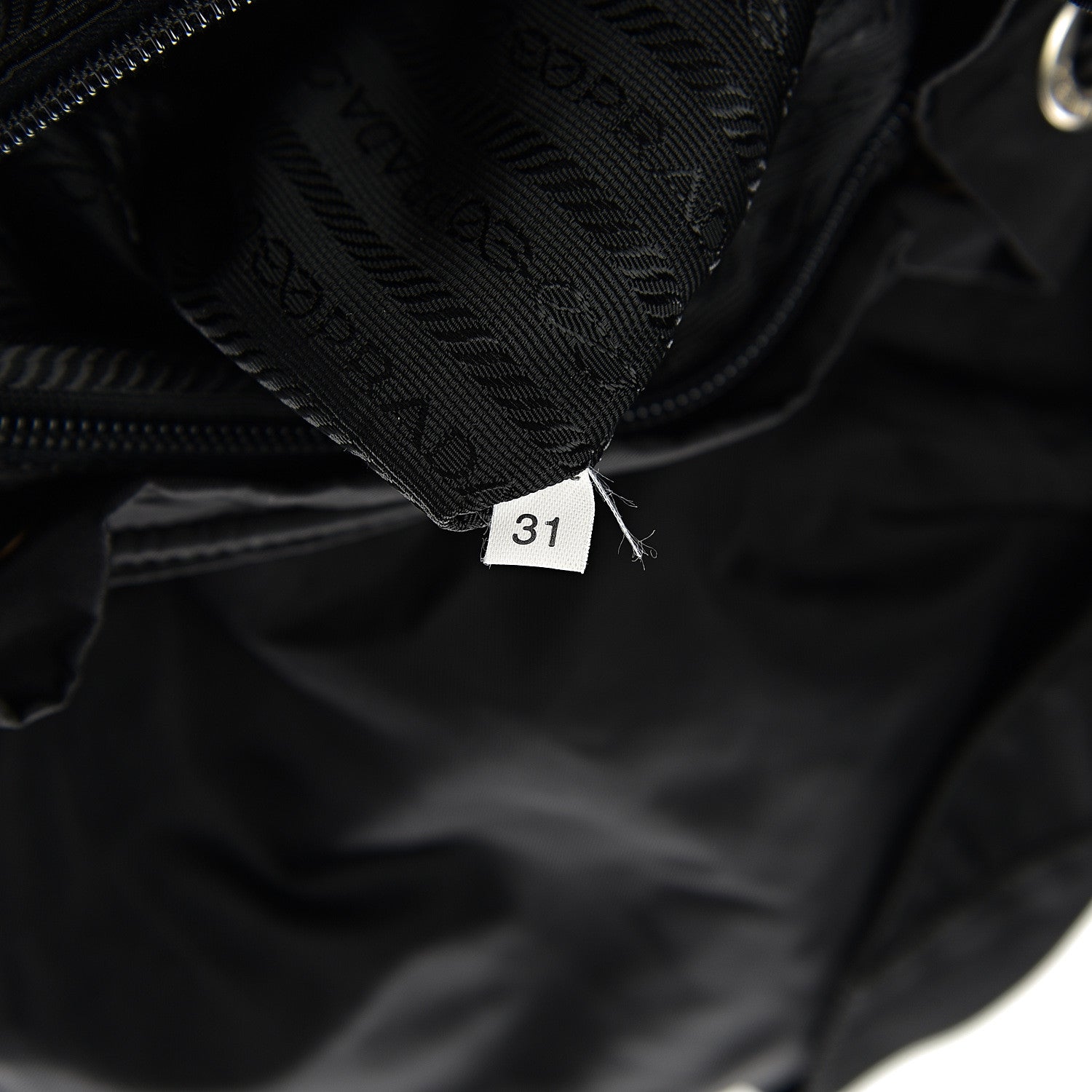 Prada Nylon Vela Medium Backpack Black 6 of 9