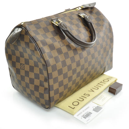 Louis Vuitton Damier Ebene Speedy 30 3 of 8