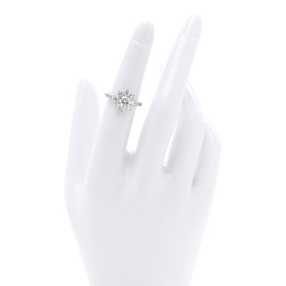 Parker & West by FASHIONPHILE Platinum Diamond 1.48ctw Flower Ring 49 5 2 of 10