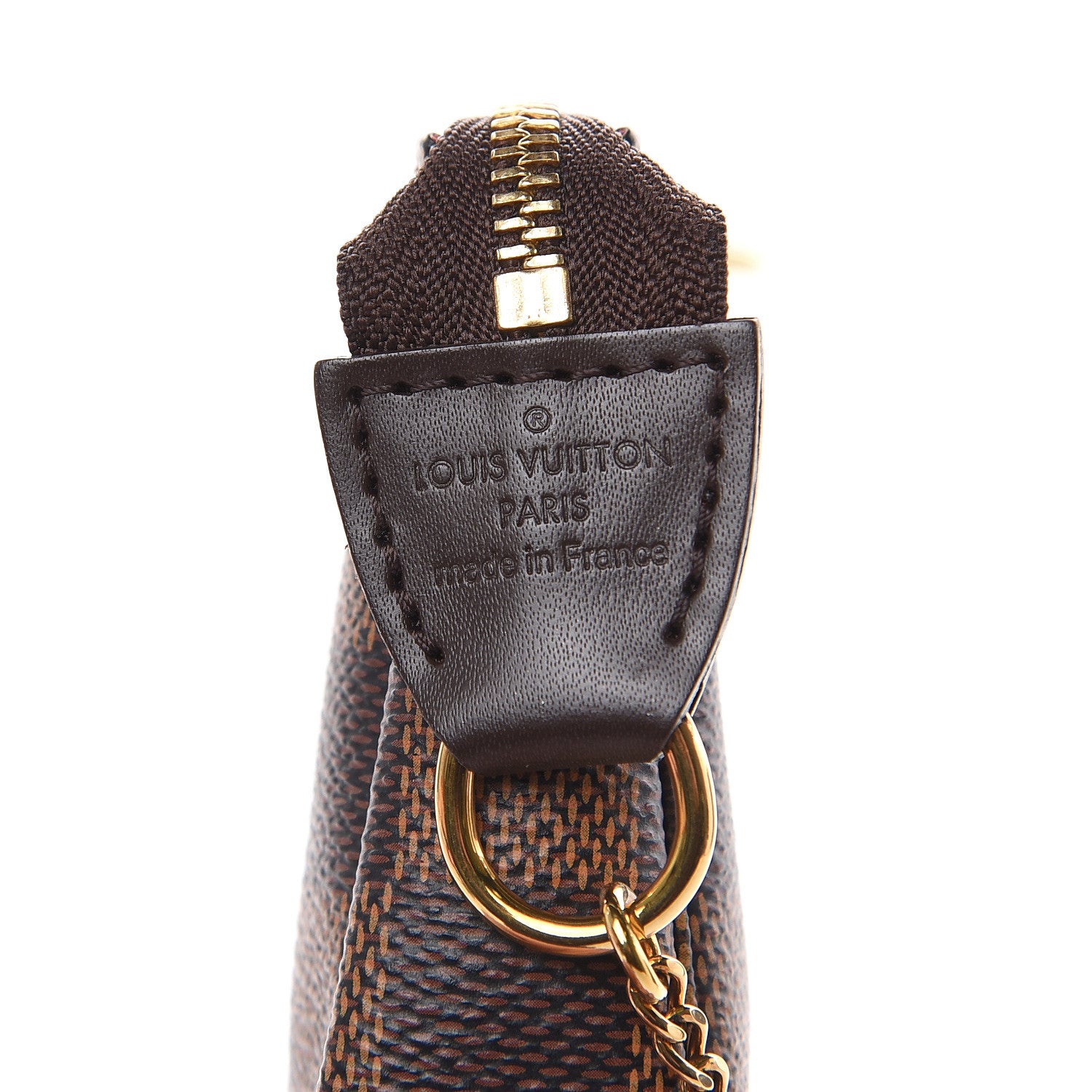Louis Vuitton Damier Ebene Mini Pochette Accessories 9 of 10