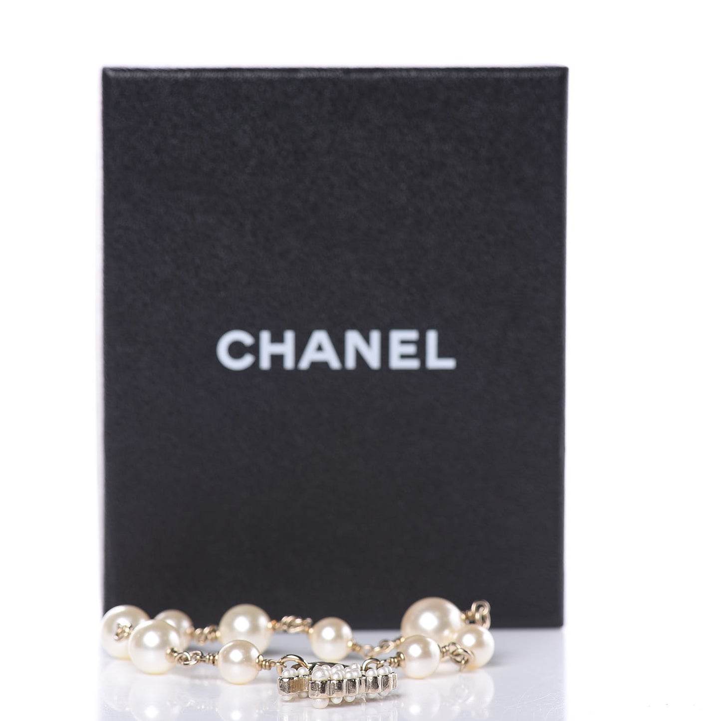 Pearl CC Bracelet Gold