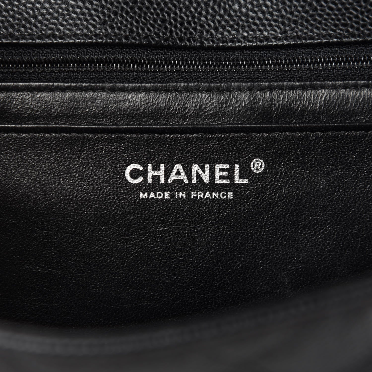 Chanel Caviar Quilted Jumbo Single Flap Black 15 of 17