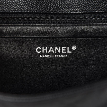 Chanel Caviar Quilted Jumbo Single Flap Black 15 of 17